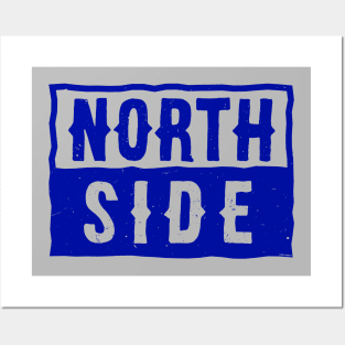 North Side (blue - worn) [Rx-Tp] Posters and Art